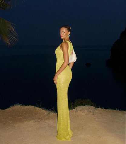 Elsie | Ärmelloses Maxikleid