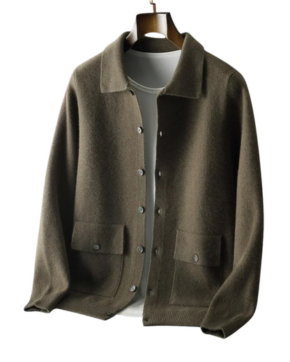 Janus Strickjacke aus Merinowolle