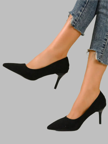 Camila – Zweifarbige Schnalle Slingbacks