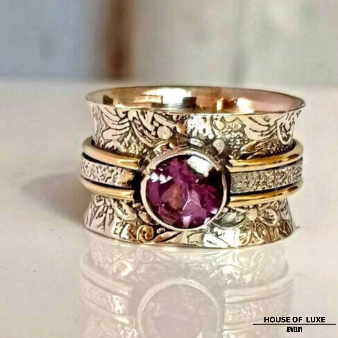 BOHEMIAN CRYSTAL MEDITATION RING