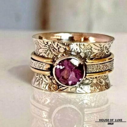 BOHEMIAN CRYSTAL MEDITATION RING