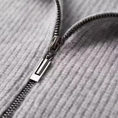 Seychellen Weste aus geripptem Kaschmir