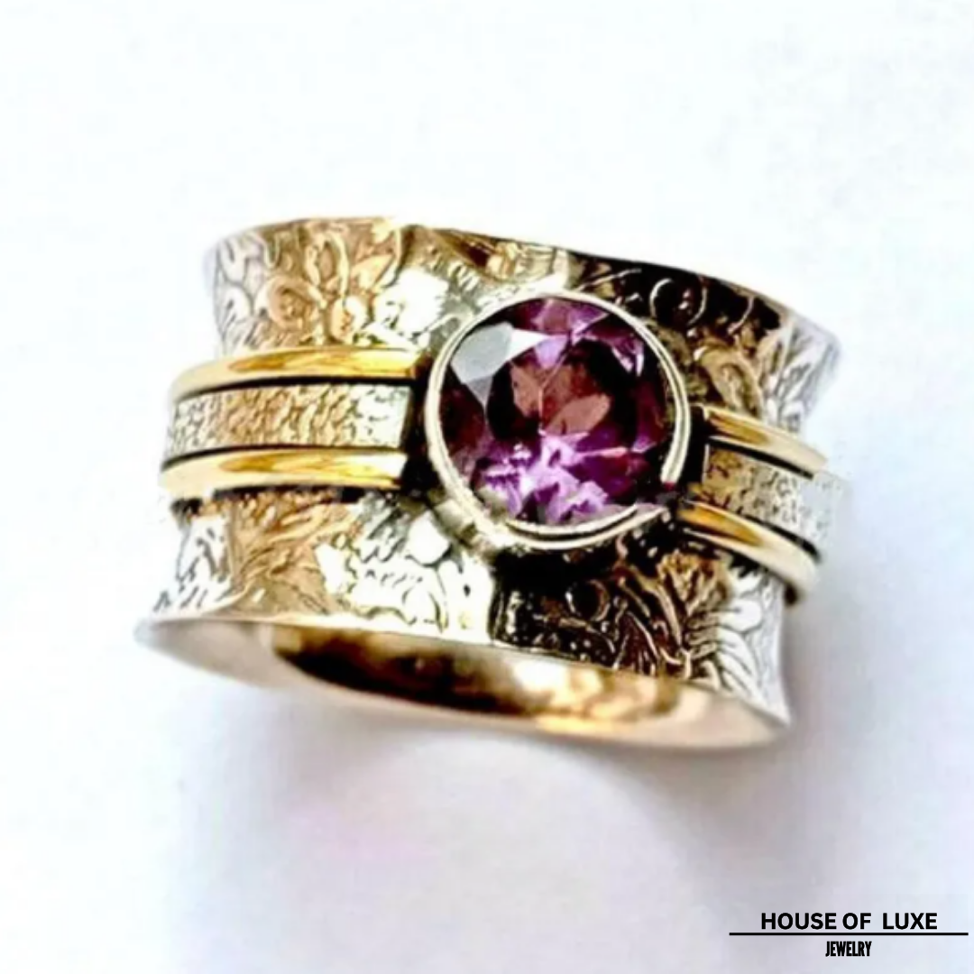 BOHEMIAN CRYSTAL MEDITATION RING