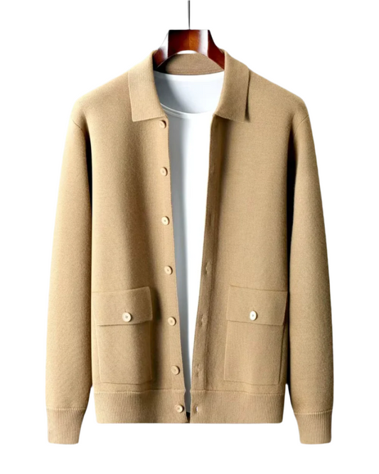 Janus Strickjacke aus Merinowolle