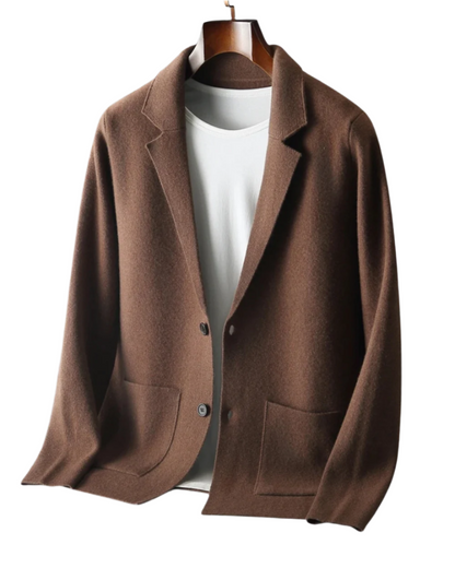 Bacchus Kaschmir-Knopf-Strickjacke