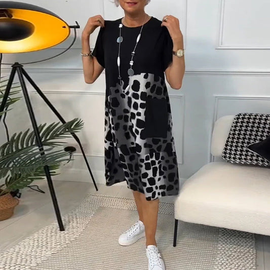 Lina | Luftiges Sommerkleid mit Rundhalsausschnitt