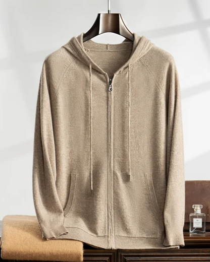 Courchevel Kaschmirweste mit Kapuze