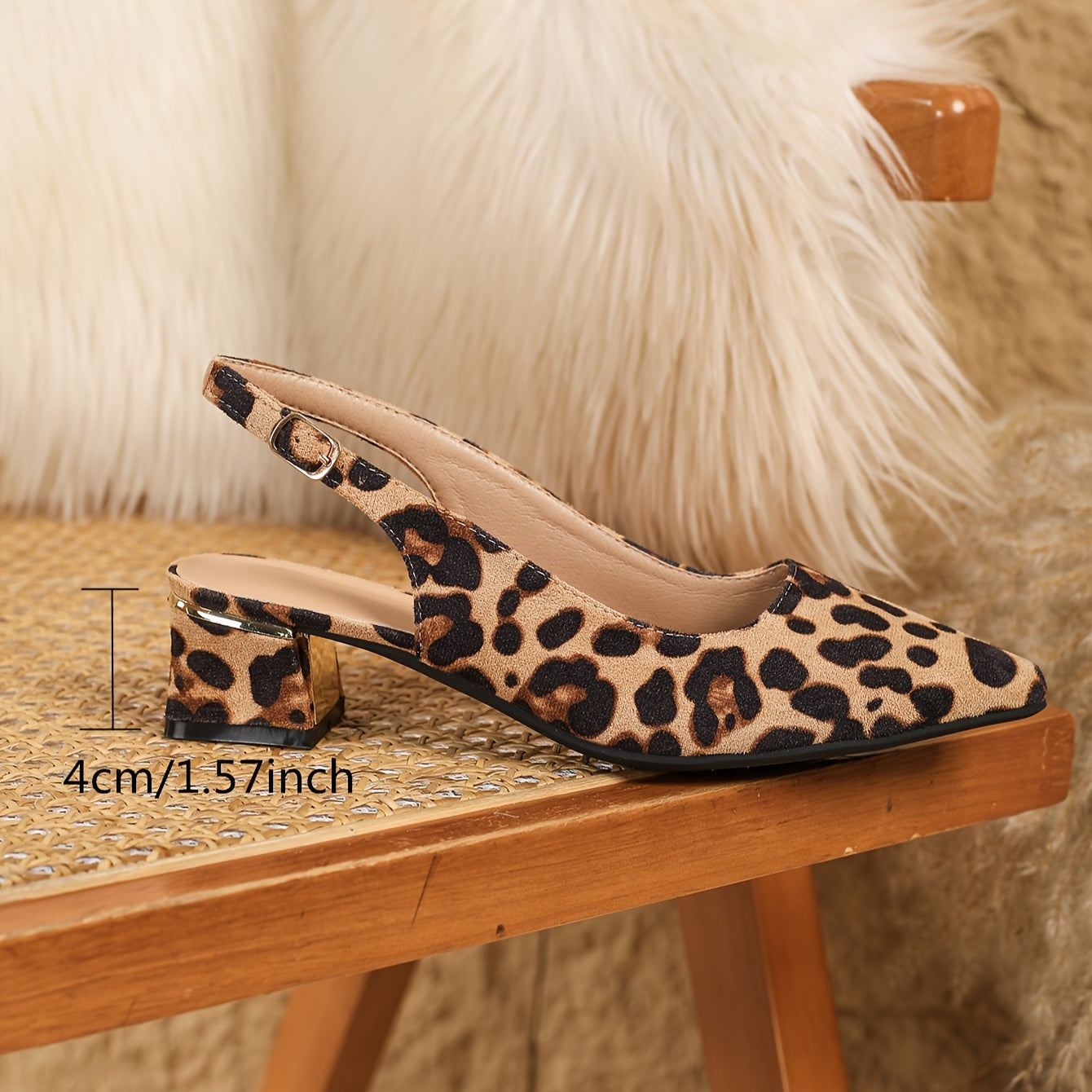 Kiara – Luxe Leoparden Slingbacks