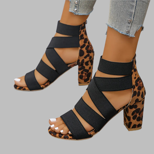 Vanessa – Wilde Blockabsatzsandalen