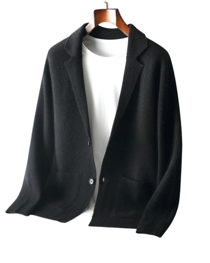 Bacchus Kaschmir-Knopf-Strickjacke