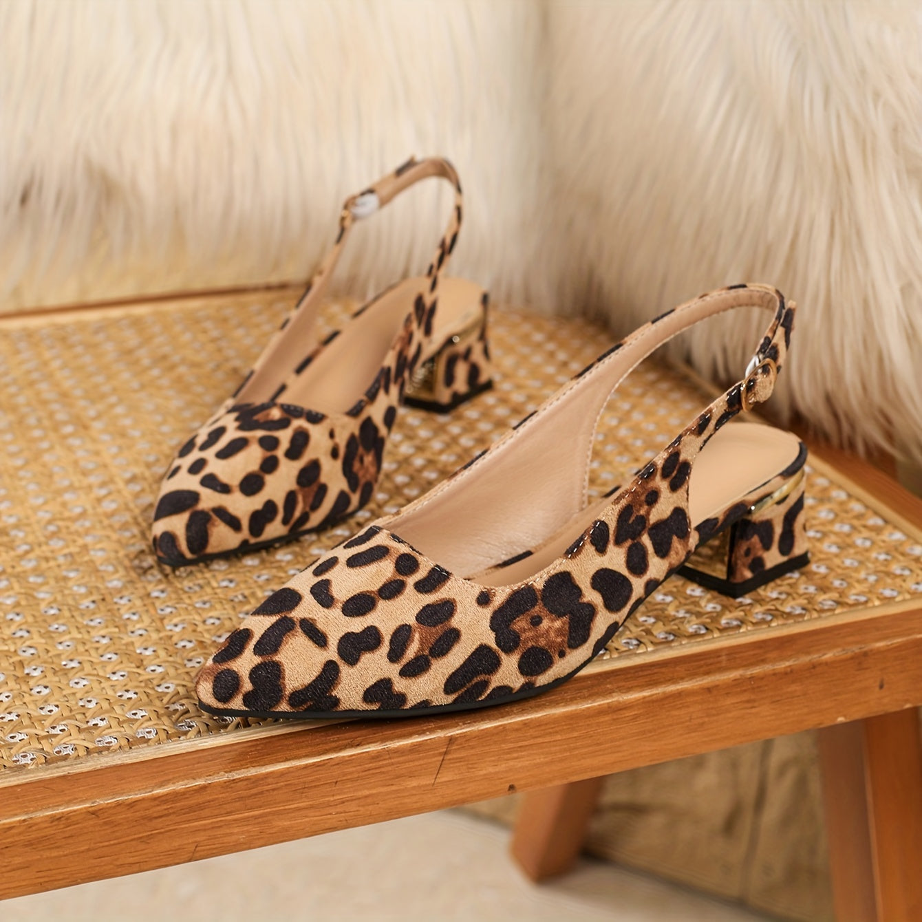Kiara – Luxe Leoparden Slingbacks