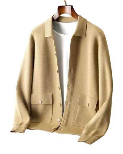 Janus Strickjacke aus Merinowolle