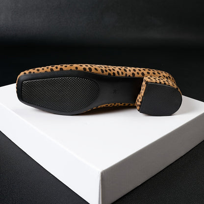 Lena – Gepunktete Komfort Niedrige Absätze