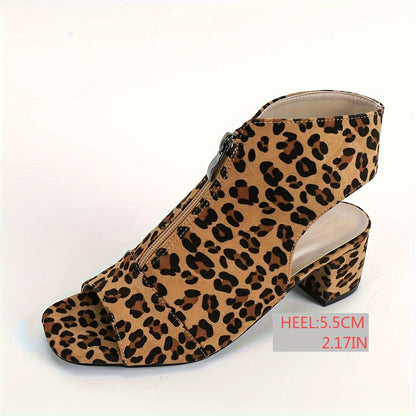 Sierra – Wild Zip-Front Peep Toes