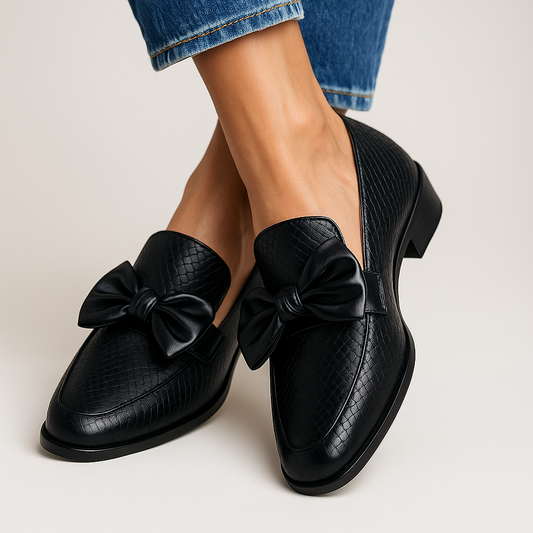 Claudia | Loafer mit Schleife