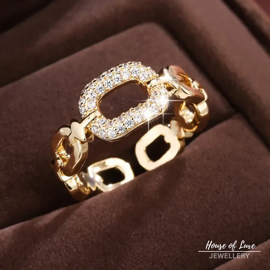 BRIGHT CHAIN GOLDEN RING