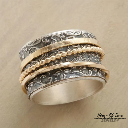 Radiance - Vintage Gold & Silber Ring