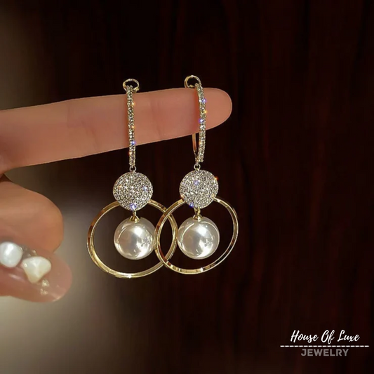 Luxus Perlen Ohrringe