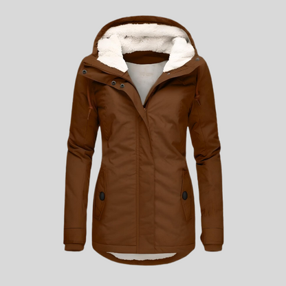 Sofia™ | Lange wasserdichte Winterjacke