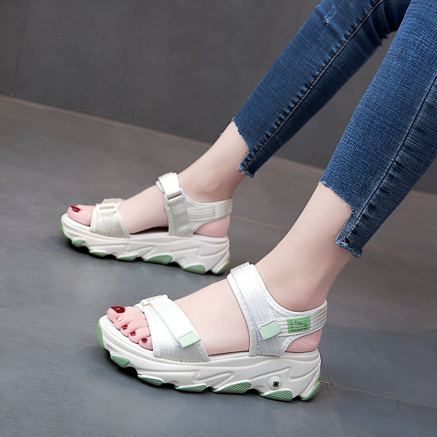 Orthopädische Sandalen - Unterstützendes Fußbett & Stoßdämpfender Komfort