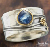 BOHEMIAN GEMSTONE MEDITATION RING
