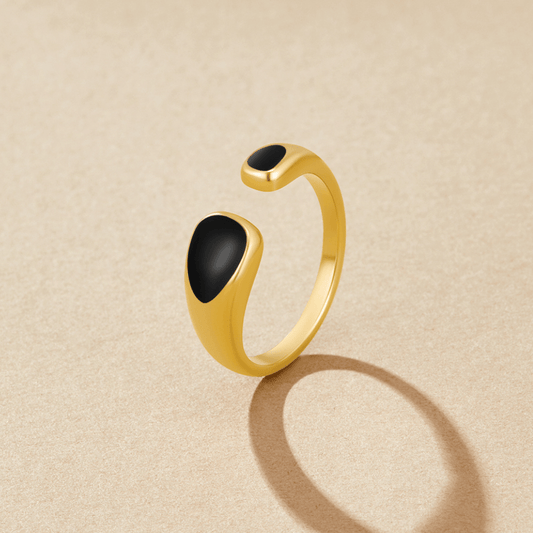 Bague enveloppante Sahara noir