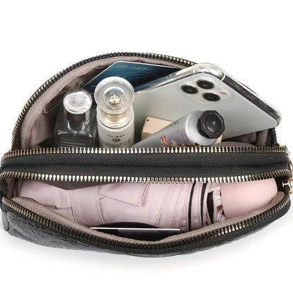 Cora | Schöne Mini-Umhängetasche aus Kunstleder mit Krokodilmuster