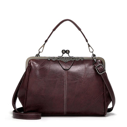 Mila | Zeitlose Vintage Tasche mit elegantem Riegelverschluss