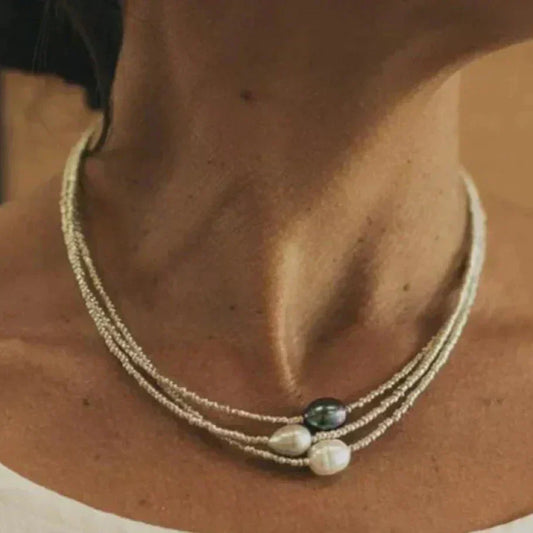 Genevieve | Halskette aus Naturperlen